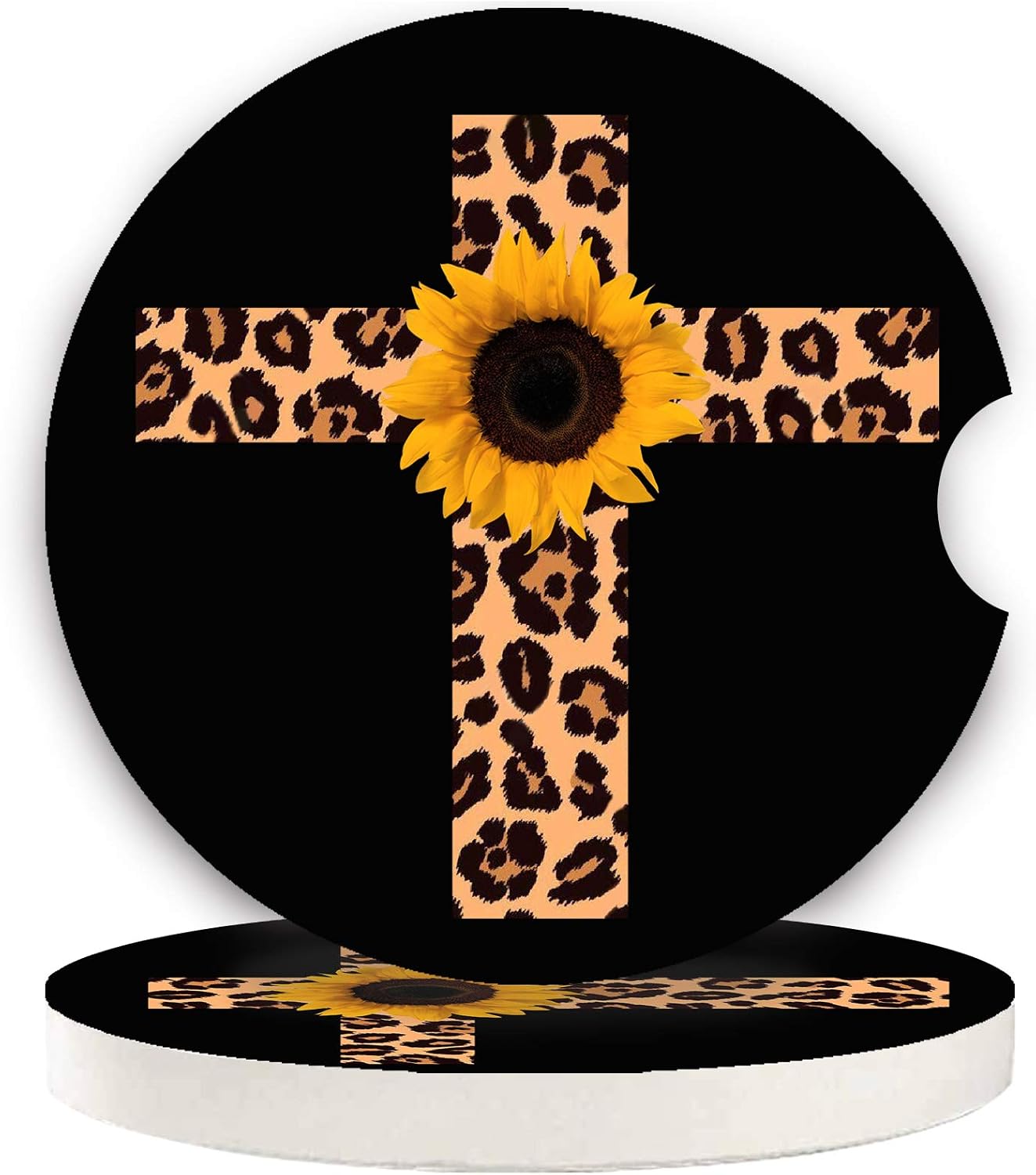Leopard Leopard Car Coasters