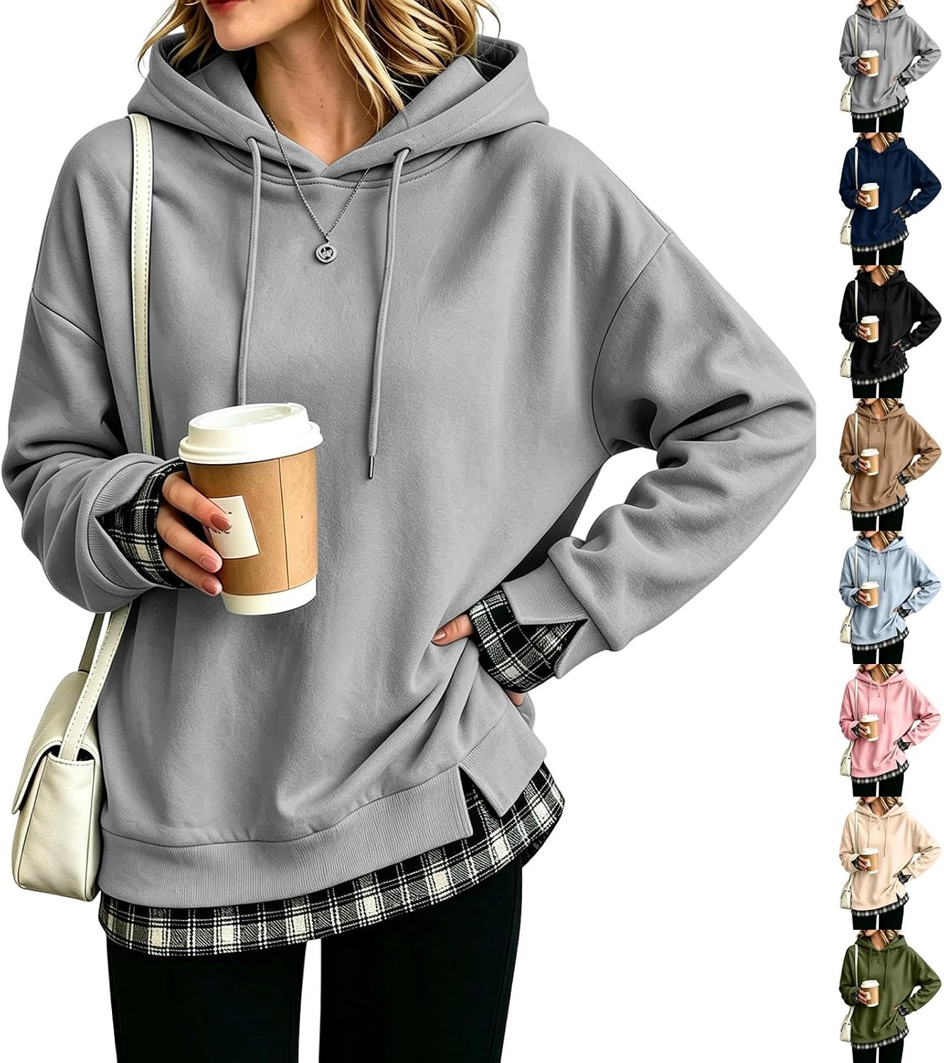 Oversized Layered Hoodies