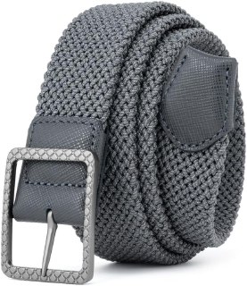 Mens Stretch Braided Golf Belts