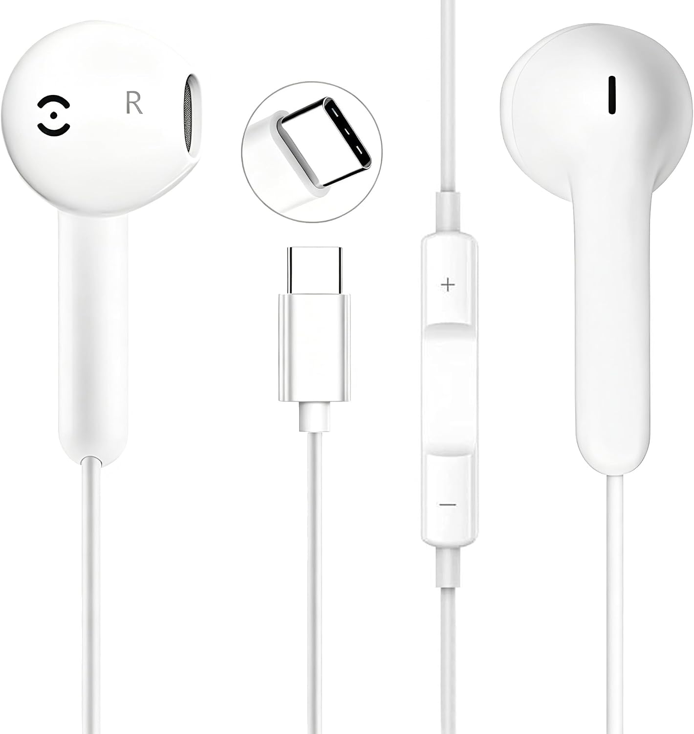 USB C Earbuds (Universal
