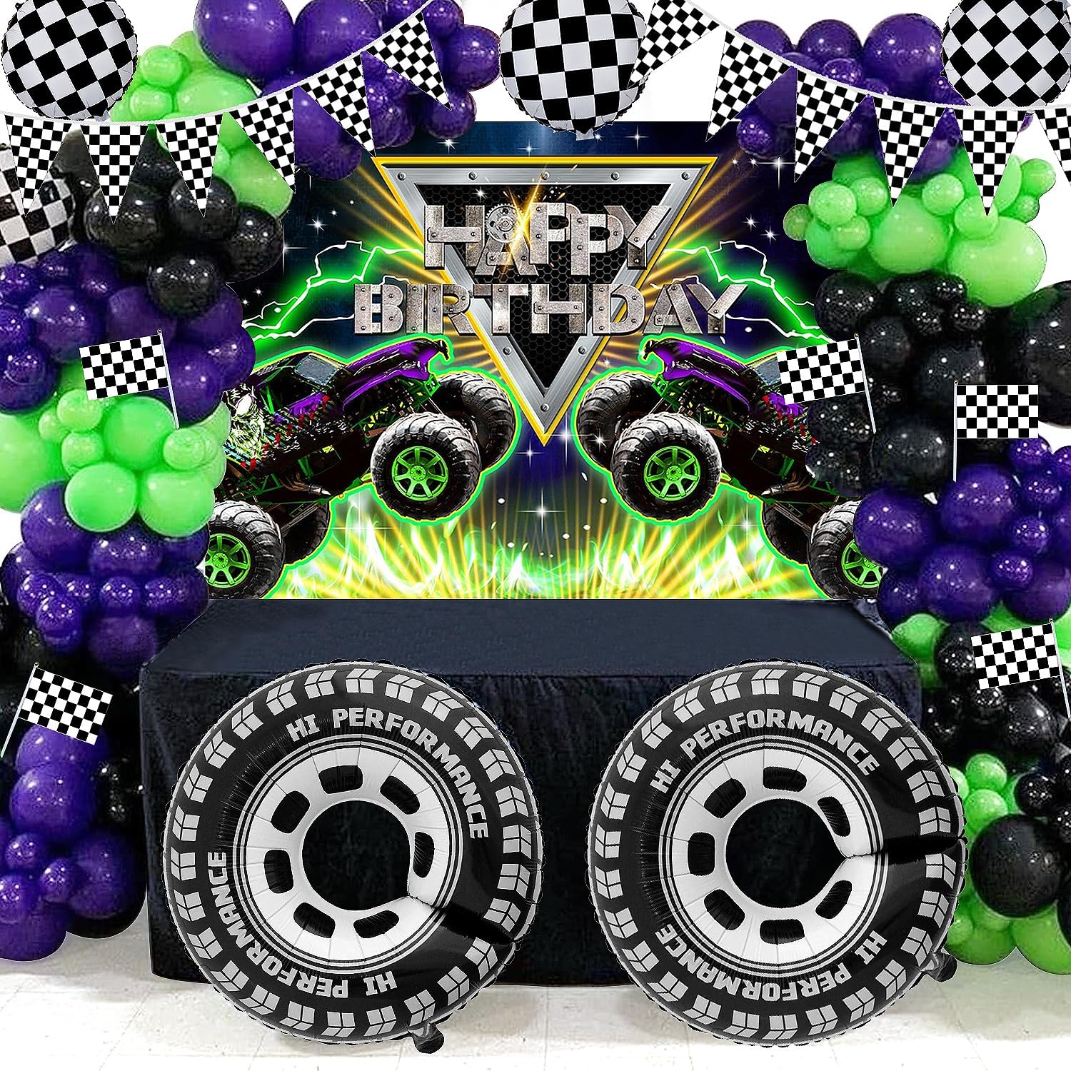 Monster Truck Party Decor