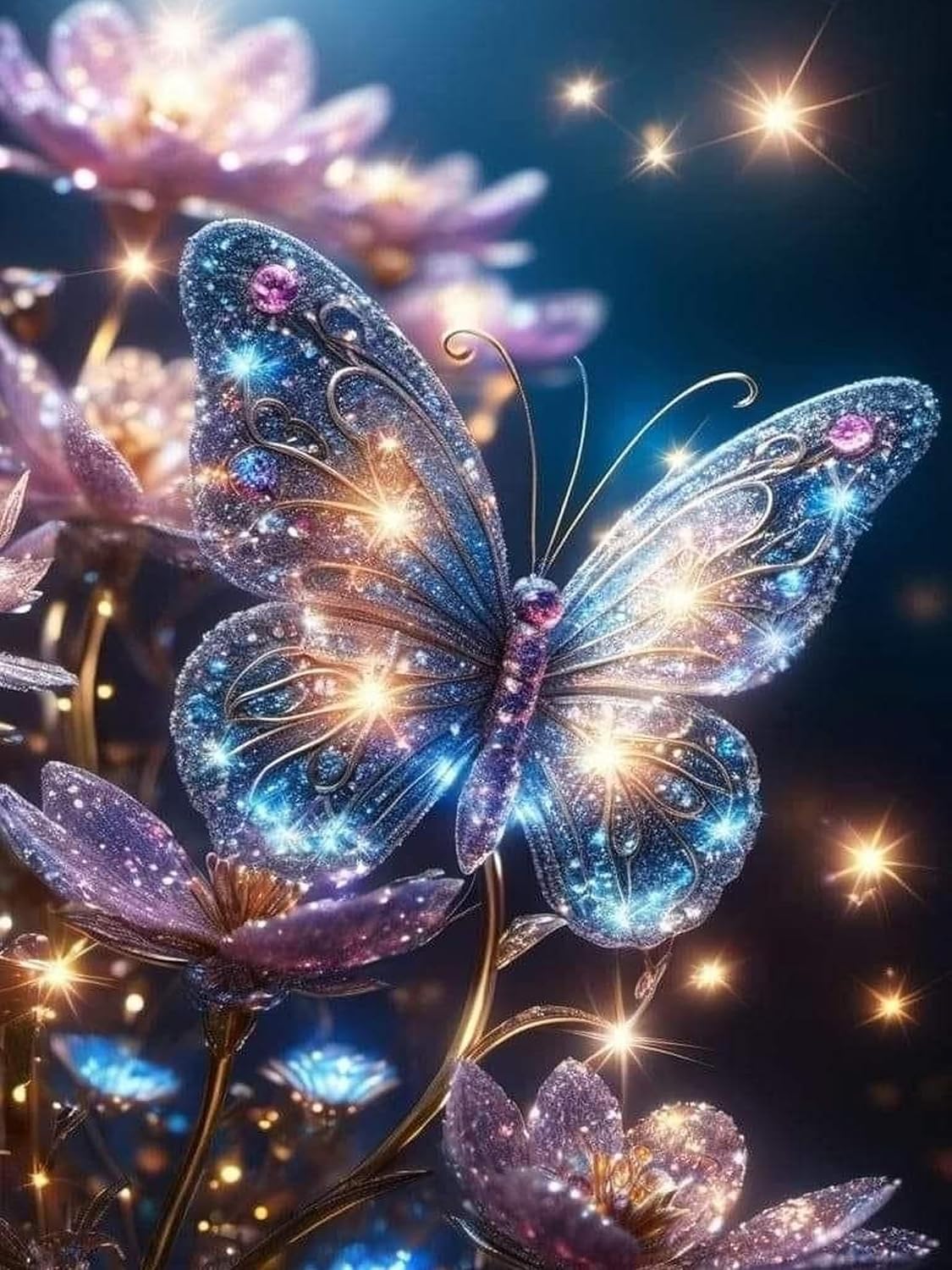 Ekuxom 5D Butterfly Diamond Paintings