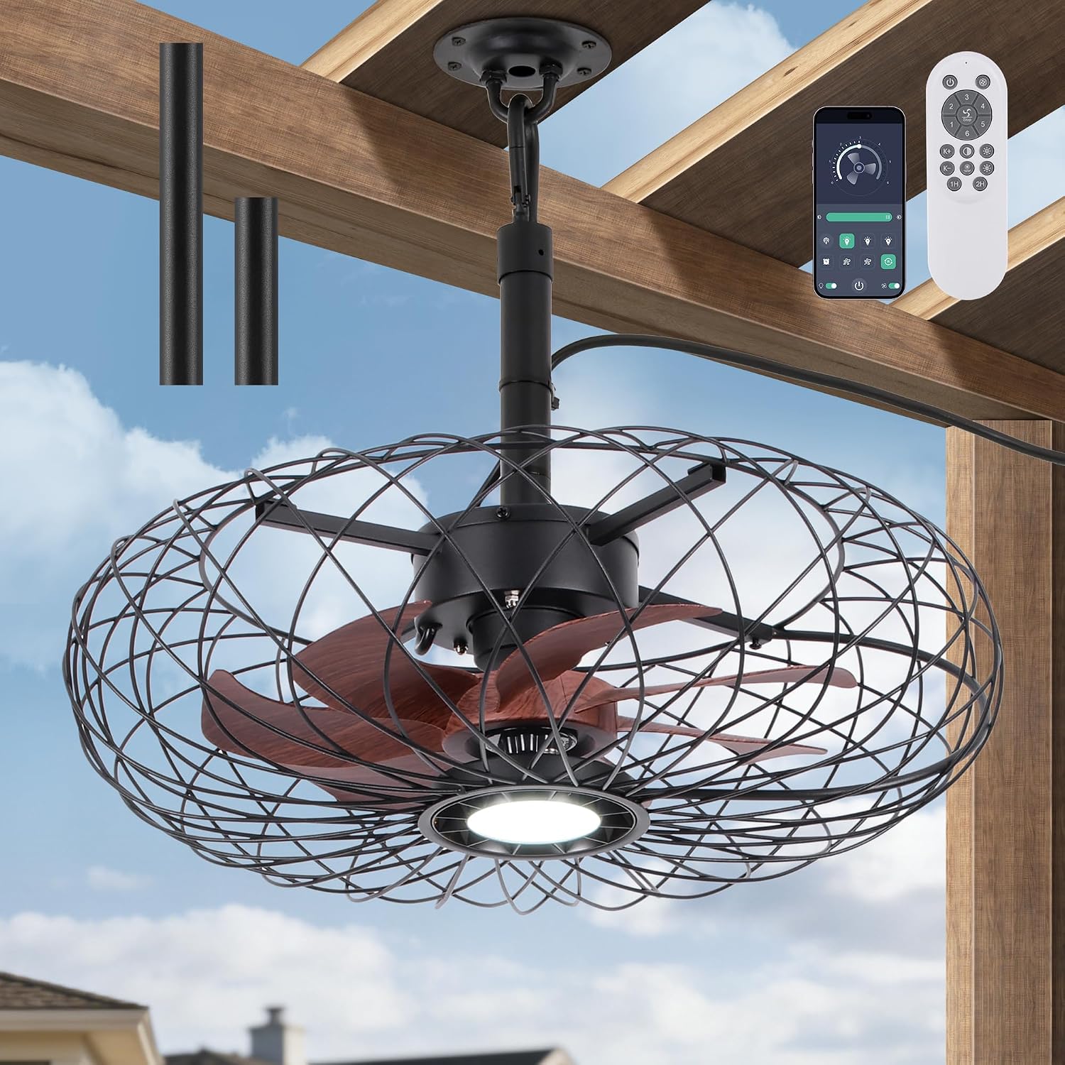 PaZala Hanging Fans (Black