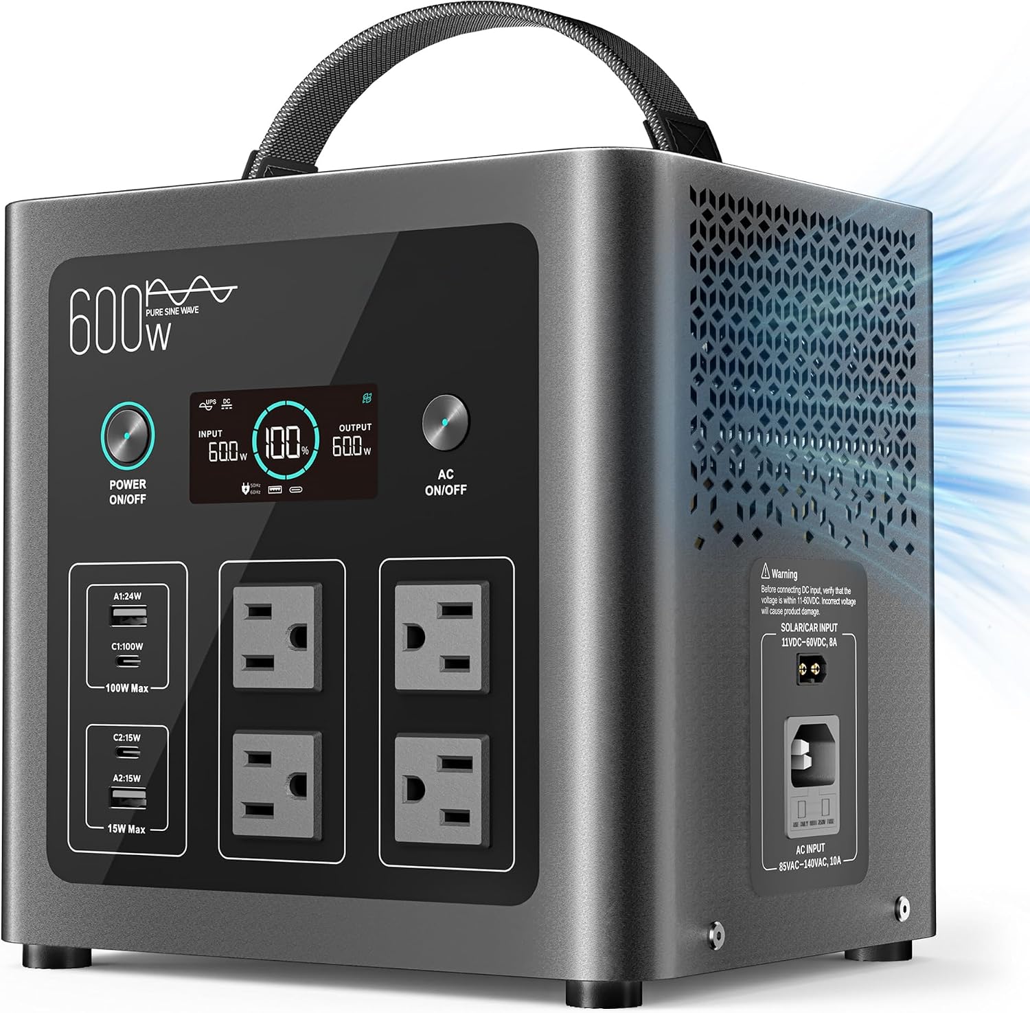 Portable Power Station C600s