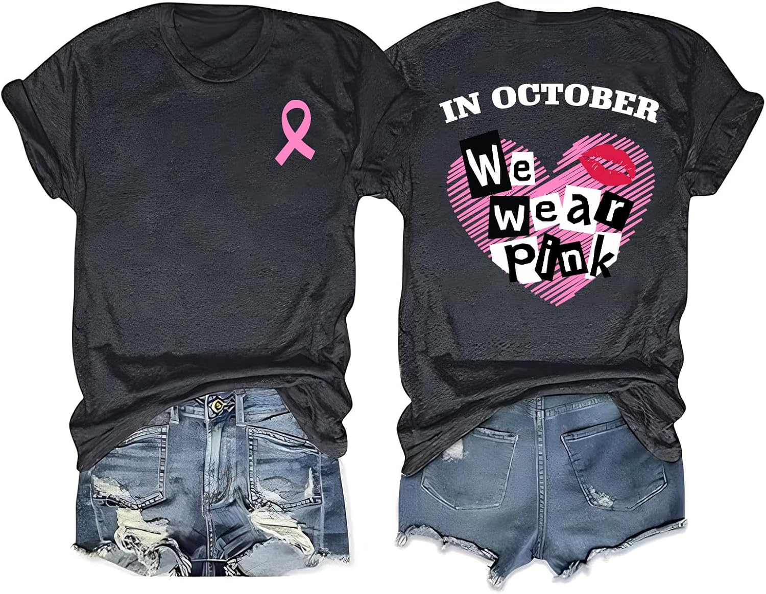 Cancer Awareness Pink Ribbon Shirts