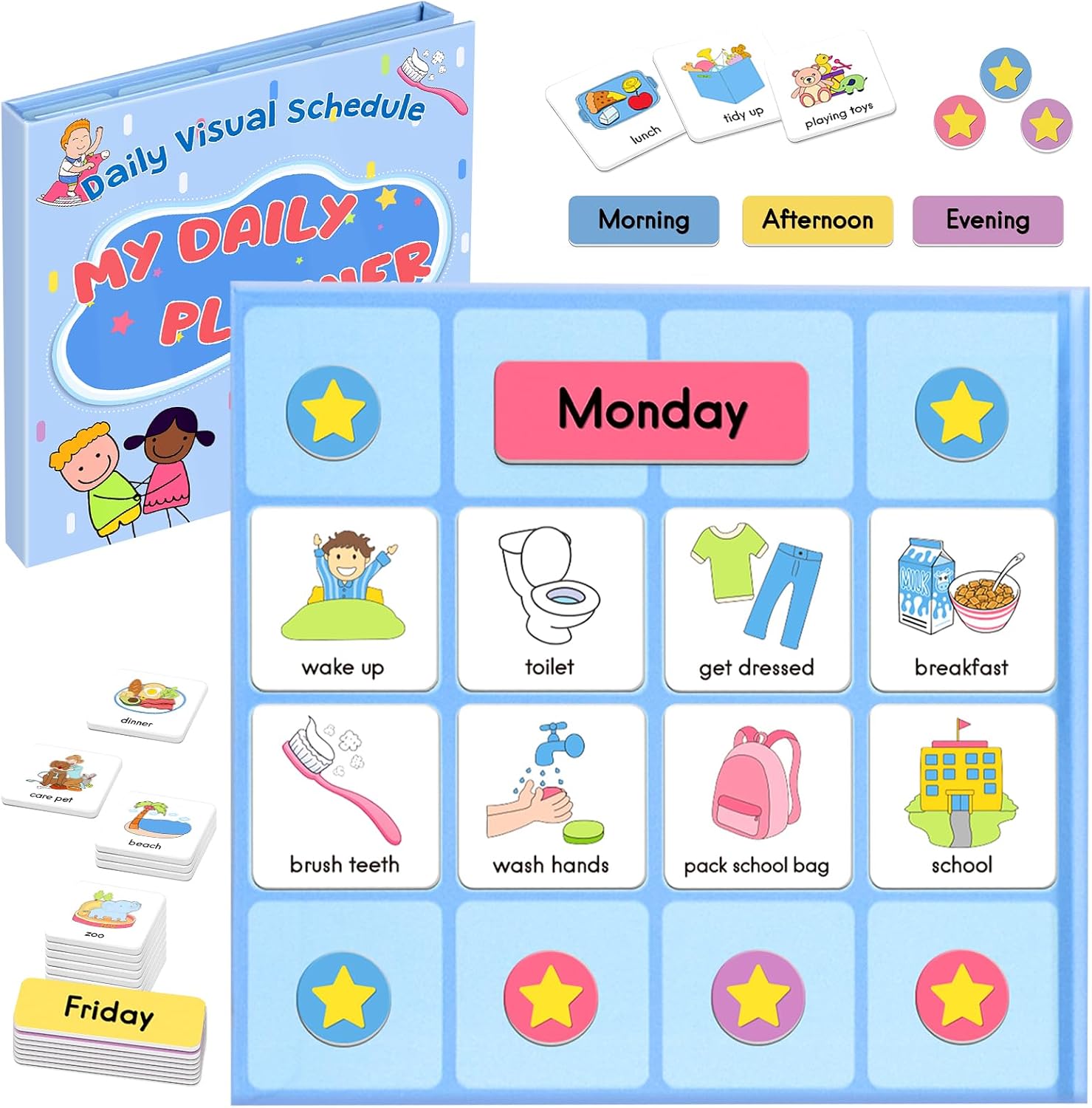 Magnetic Visual Schedule Charts