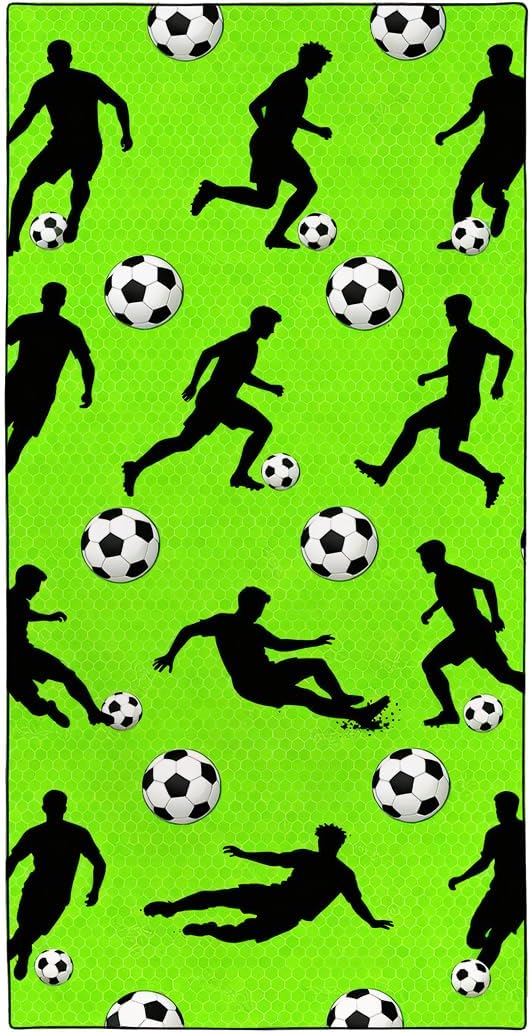 Rstick Soccer Player Beach Towels