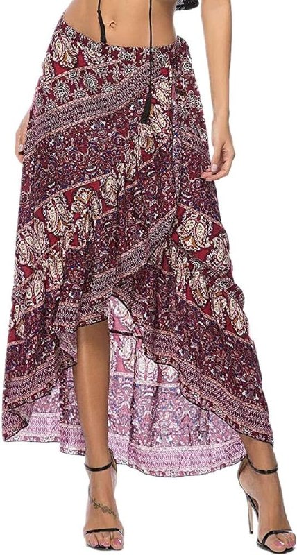 ForeMode Boho Maxi Skirts