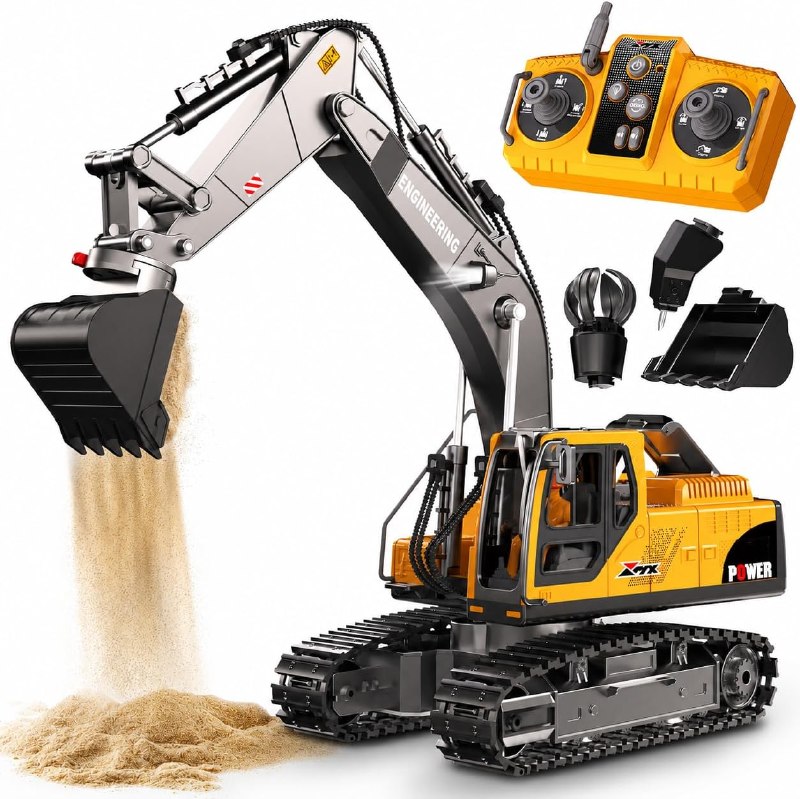RC Metal Excavator Toys