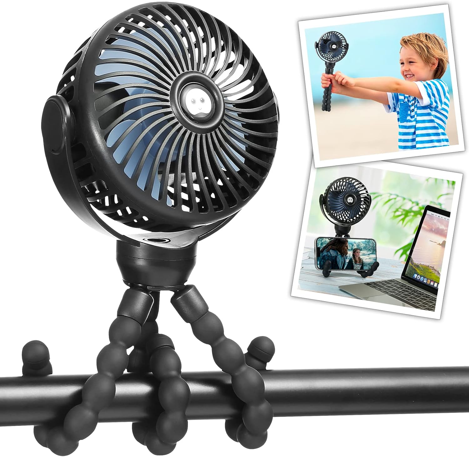 Snawowo Portable Baby Stroller Fans