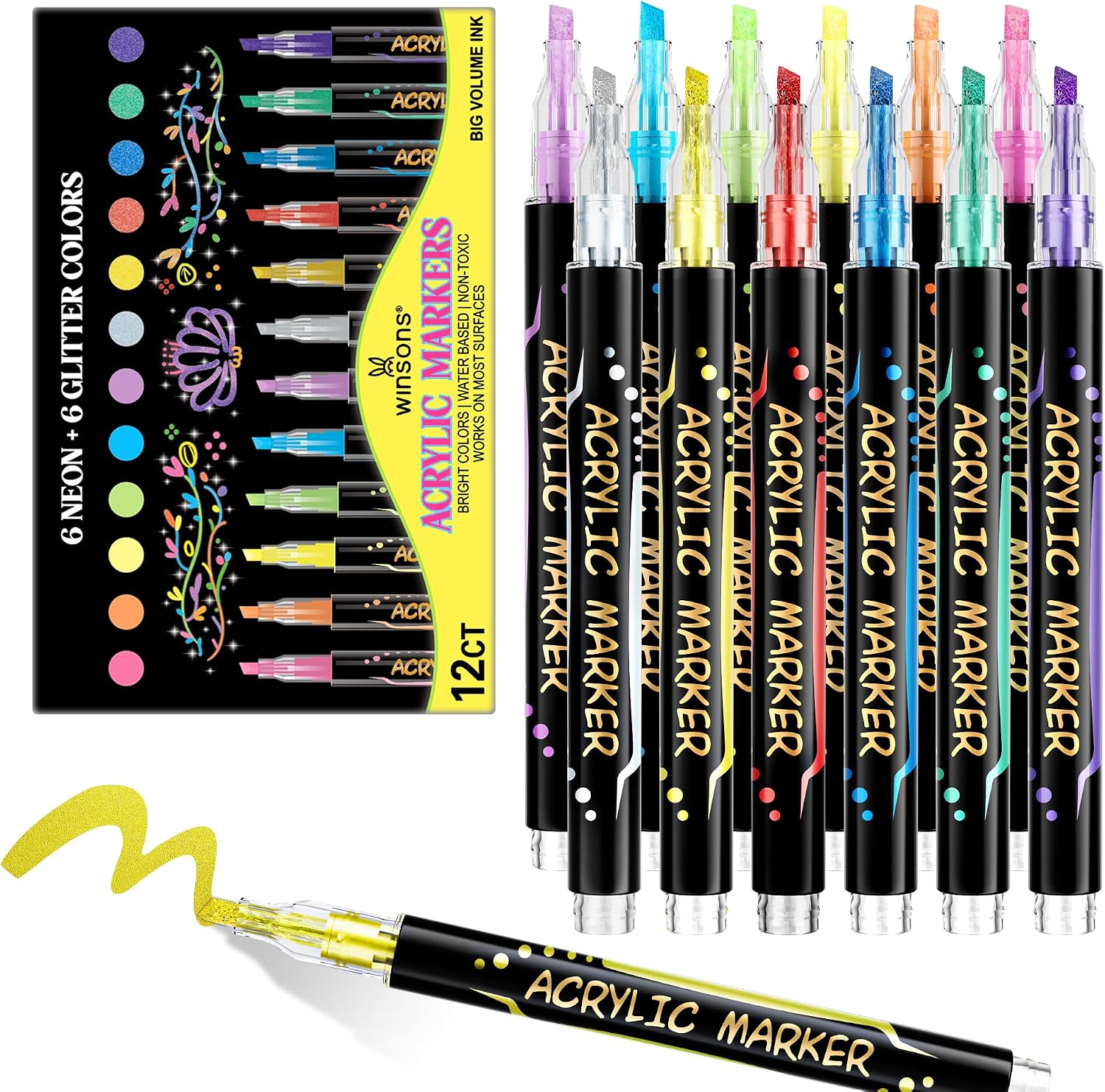 Acrylic Paint Markers & Pens