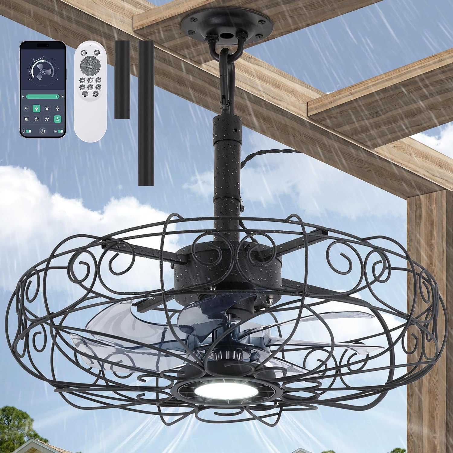 Waterproof Smart Outdoor Ceiling Fans