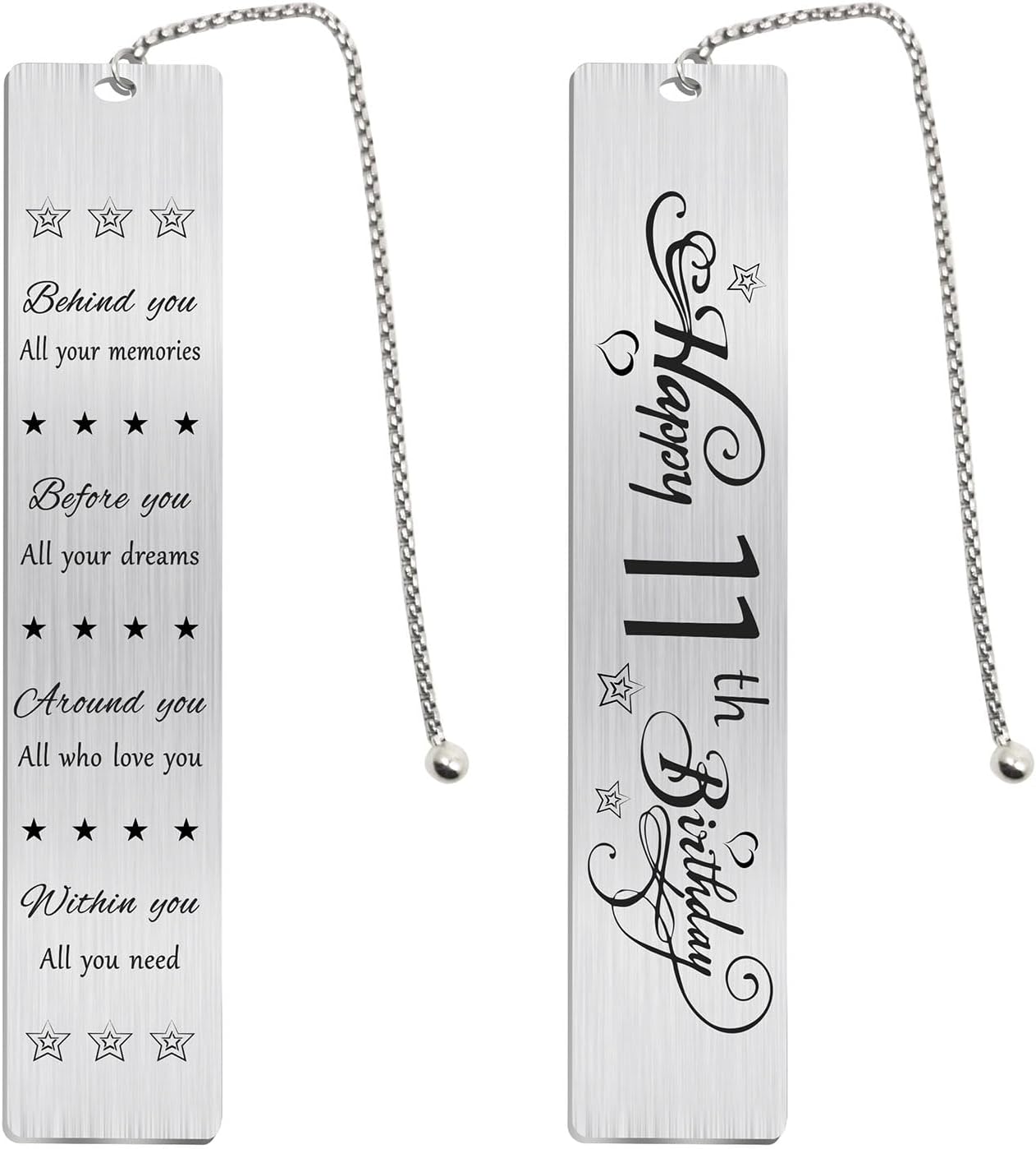 11th Birthday Gift Bookmarks