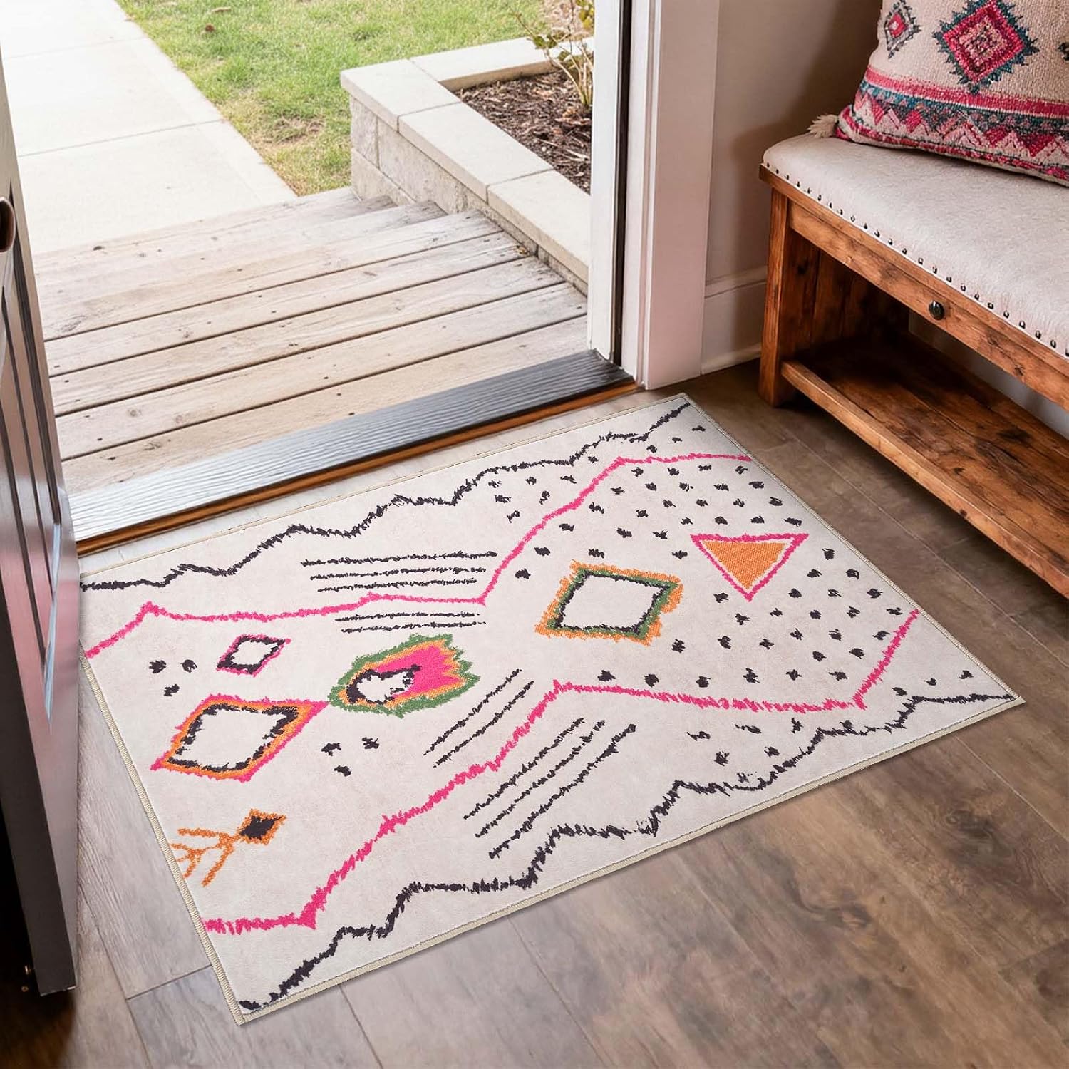 Jinchan Modern Geometric Rugs