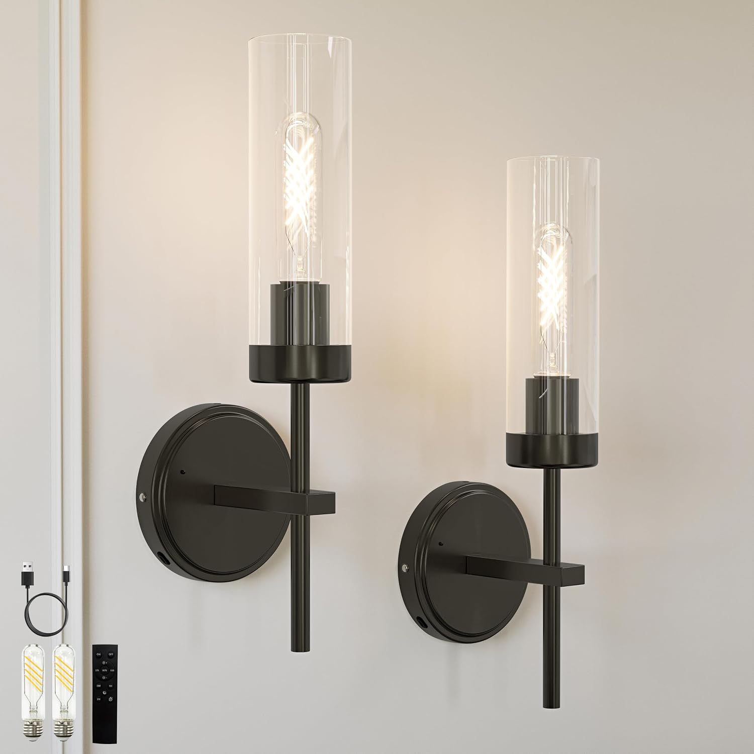 Seasonize Battery Wall Sconces