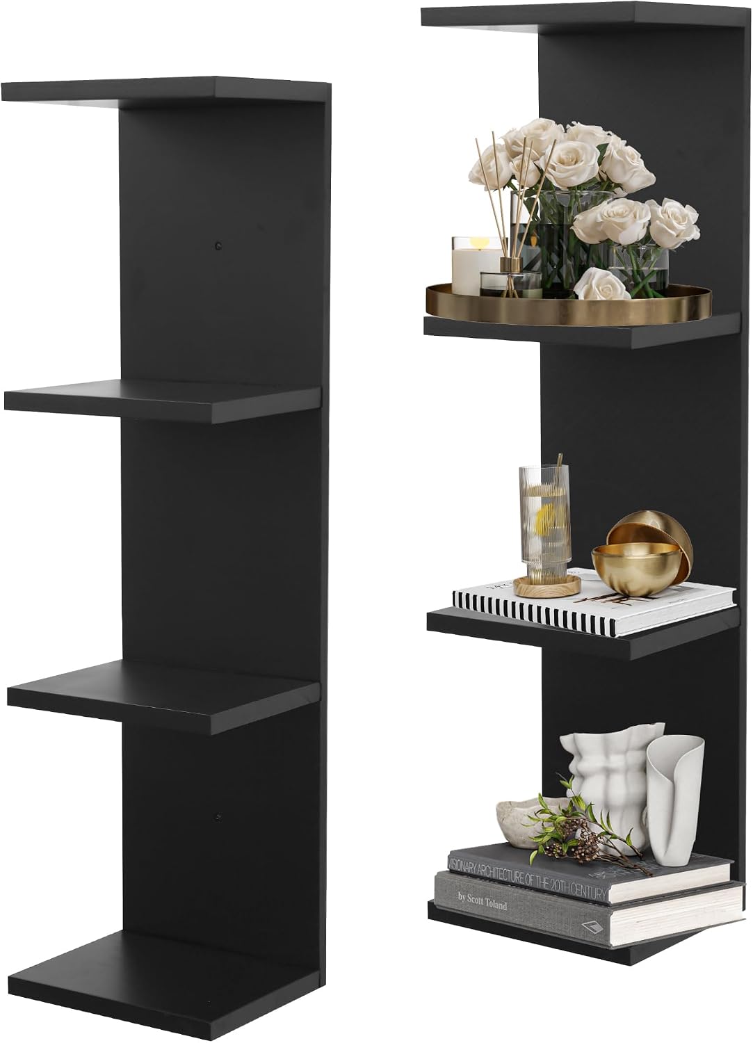 Furaomeili Wall Shelves (Black